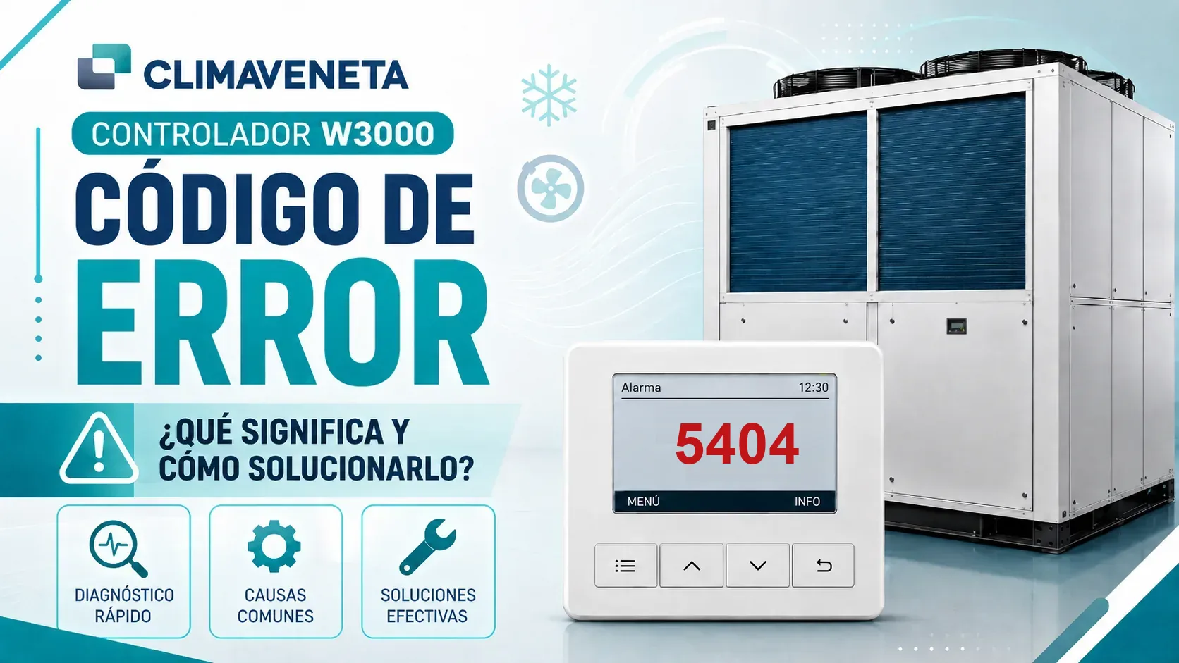 Error 5404 Climaveneta W3000