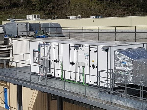 Unidad de tratamiento de aire industrial